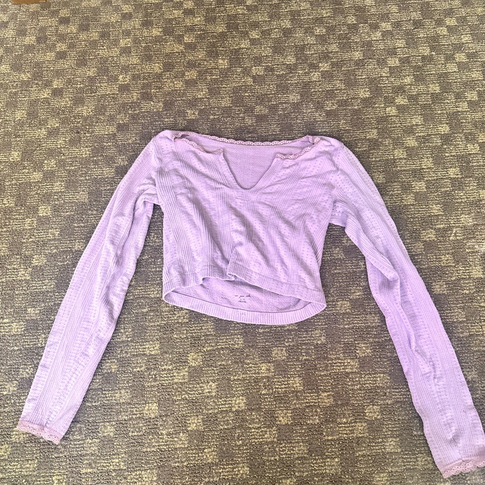 Urban Outfitters Lilac Long Sleeve Top